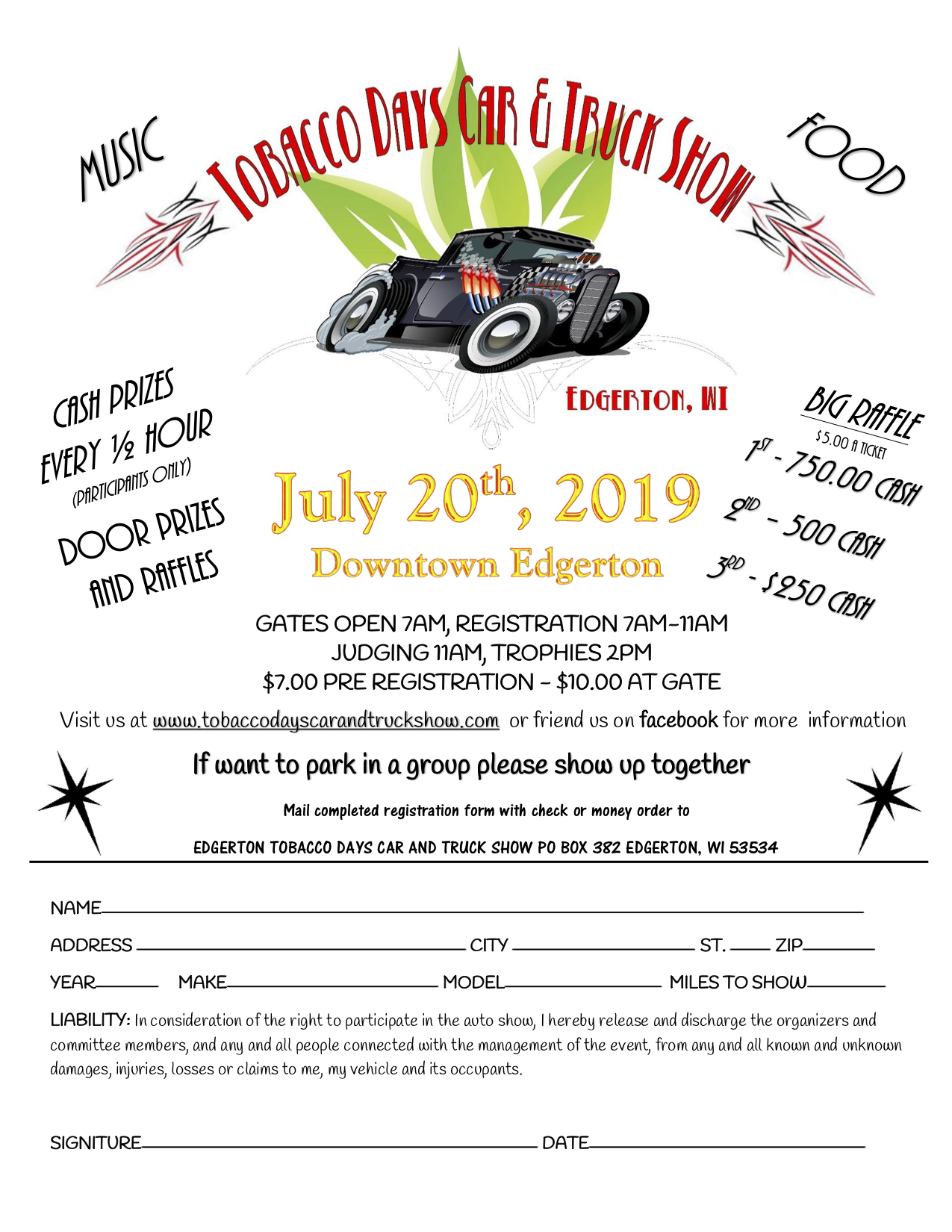Edgerton Tobacco Days Car and Truck Show