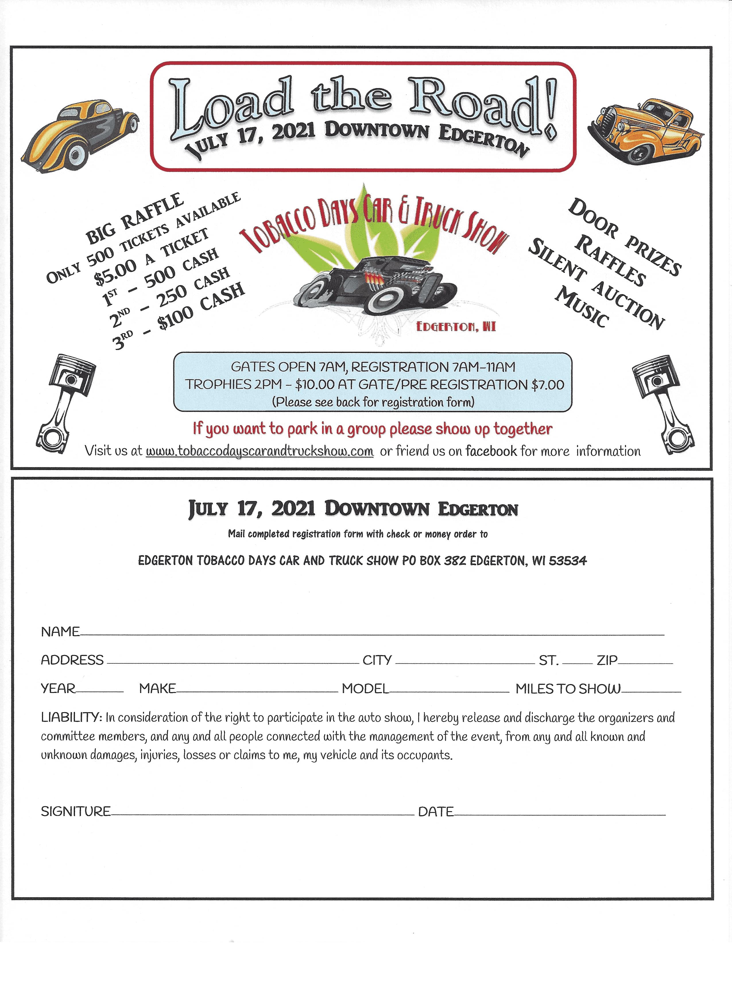 Edgerton Tobacco Days Car and Truck Show